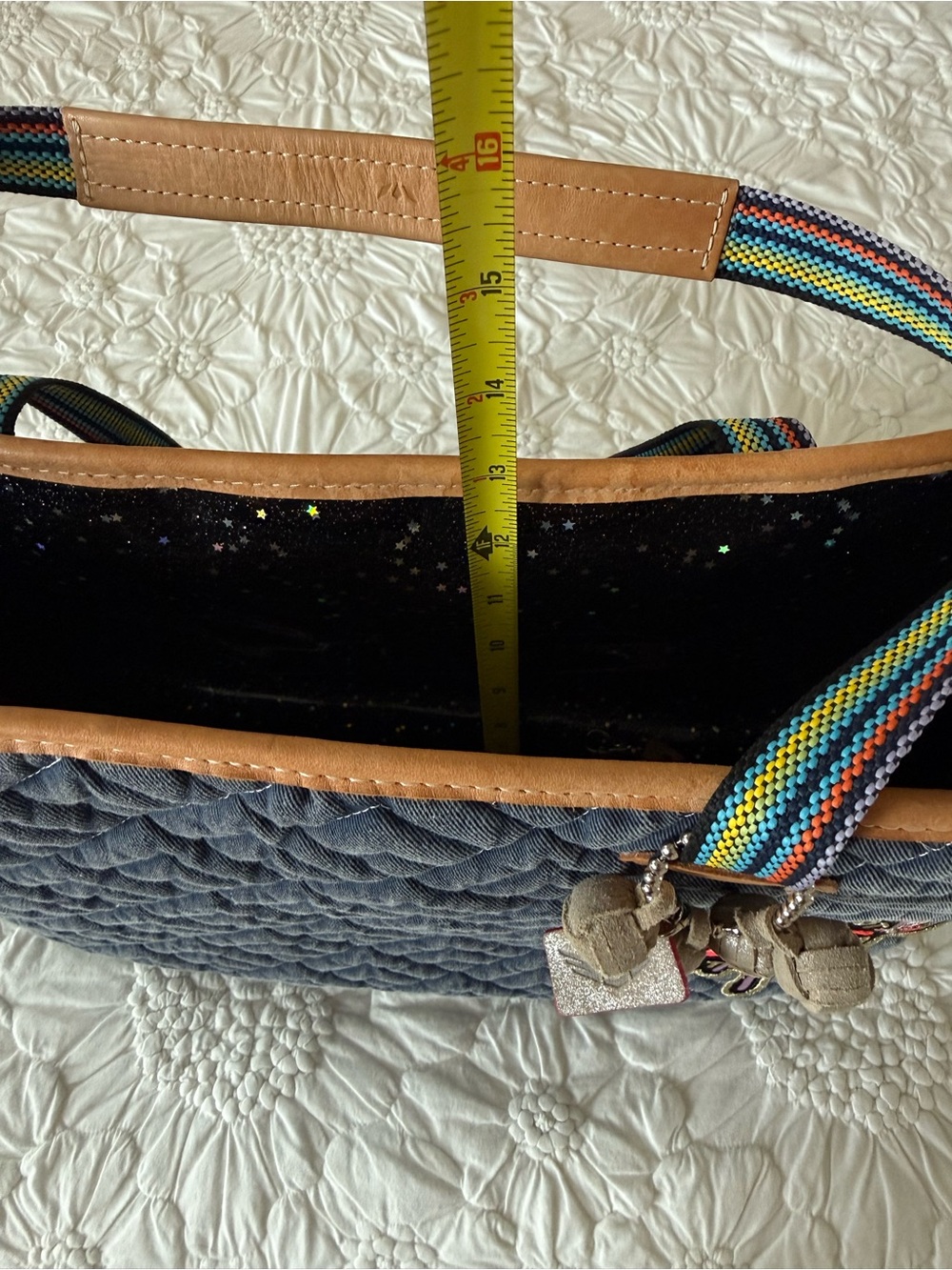 Consuela Quilted Tote Bag - Picture 12 of 15